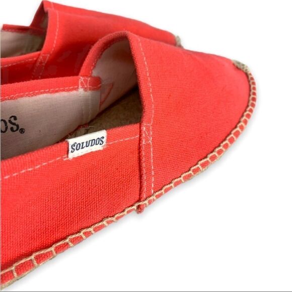 Soludos Neon Orange Espadrilles - Picture 4 of 8